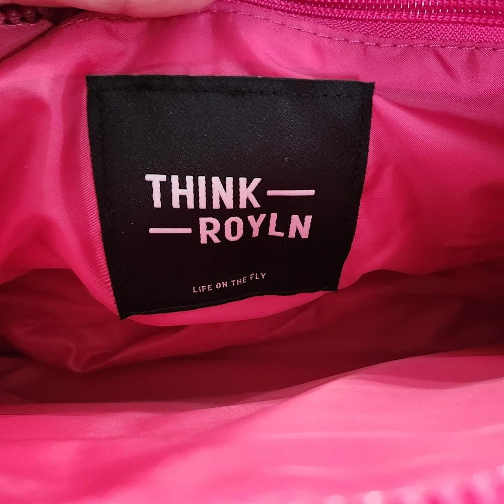 NWT Think Royln Pink Ombre Quilted Large Crossbody